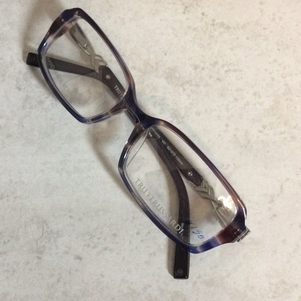 NWT Tru Trussardi purple/blue eyeglasses new old stock